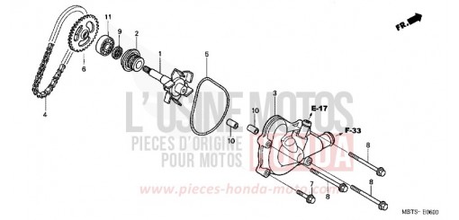 POMPE A EAU XL1000V4 de 2004